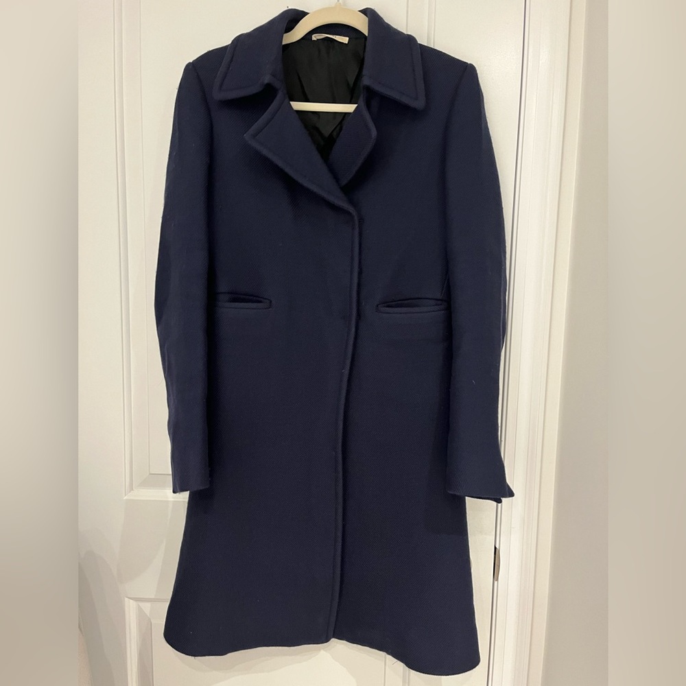 Celine Navy Trench style navy long coat size FR 34 (XS)